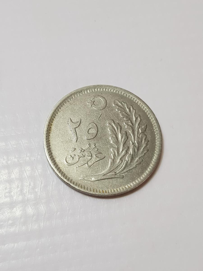 OSMANLICA YAZILI MANDA GÖZÜ 25 KURUŞ - NADİR