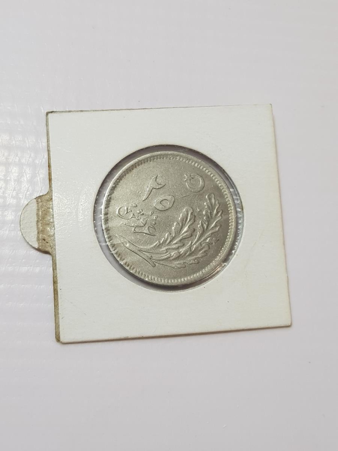 OSMANLICA YAZILI MANDA GÖZÜ 25 KURUŞ - NADİR