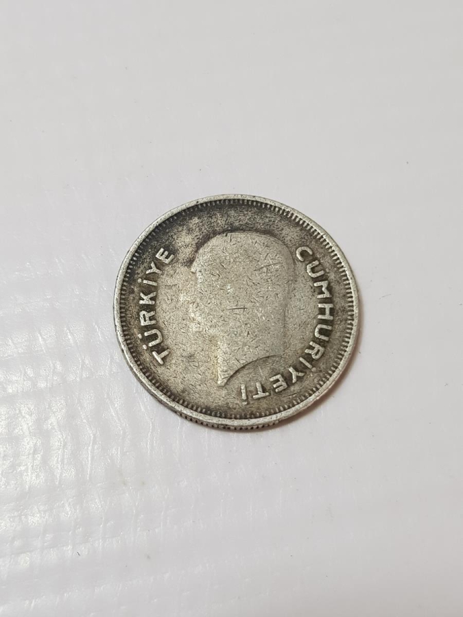 1936 TARİHLİ GÜMÜŞ 50 KURUŞ