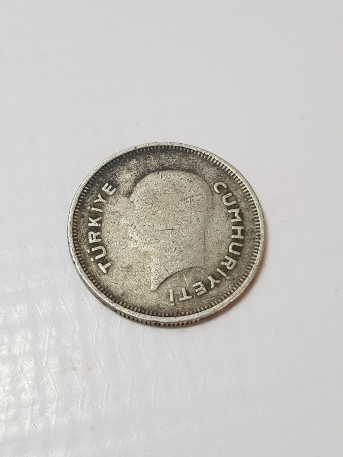 1936 TARİHLİ GÜMÜŞ 50 KURUŞ