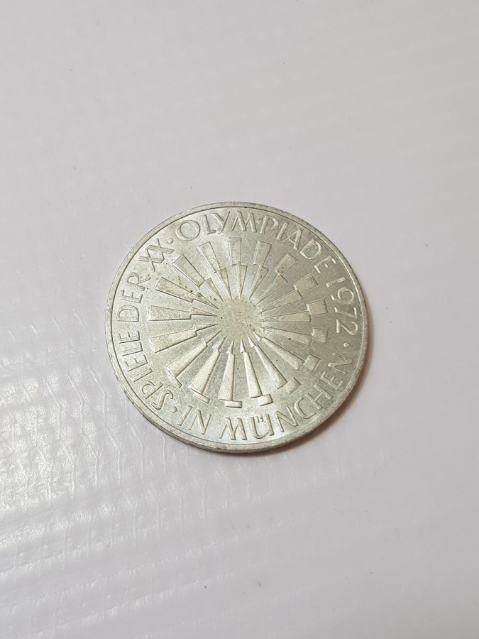 1972 BERLİN OLİMPİYATLARI HATIRA GÜMÜŞ 10 MARK - ÇİL