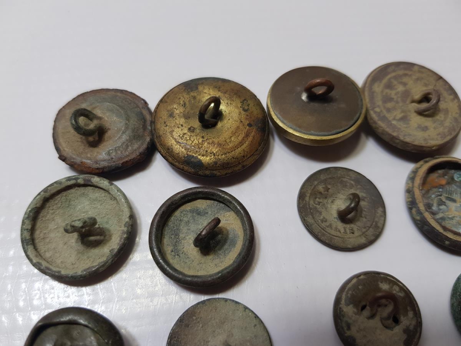 1. DÜNYA SAVAŞI DÖNEMİ BİR DÖZİNE ASKER DÜĞMESİ