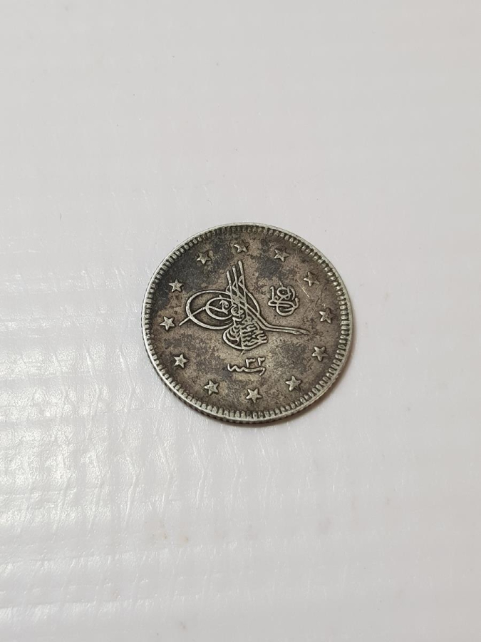 SULTAN ABDÜLHAMİD HAN DÖNEMİ NADİR 2 KURUŞ GÜMÜŞ PARA