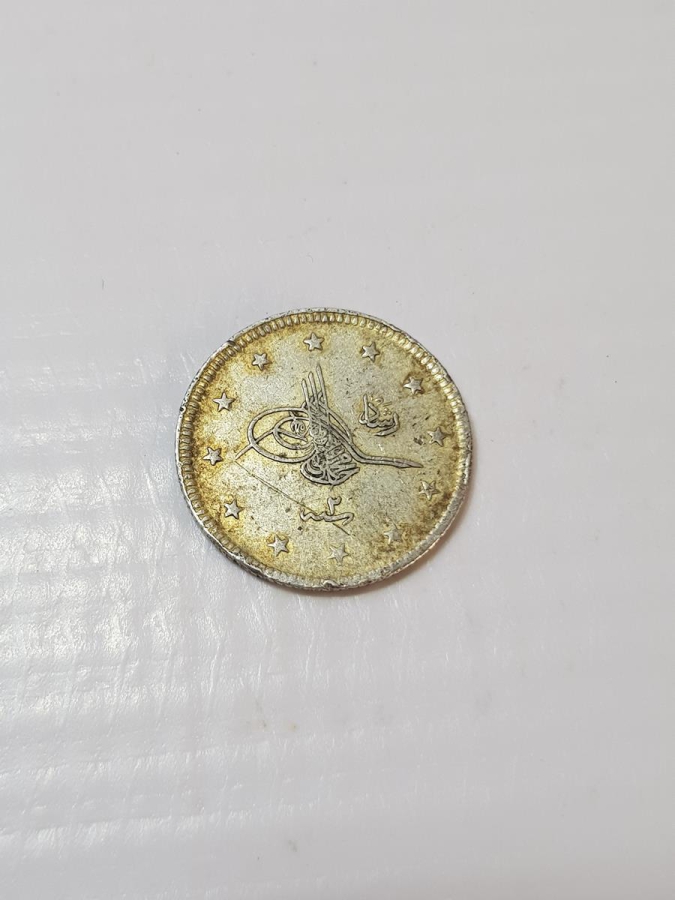 SULTAN MEHMET REŞAD HAN DÖNEMİ NADİR 2 KURUŞ GÜMÜŞ PARA