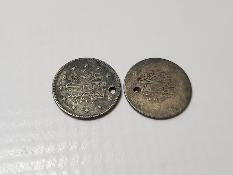 SULTAN ABDÜLHAMİD HAN VE MEHMET REŞAT HAN DÖNEMİ GÜMÜŞ 1 KURUŞLAR