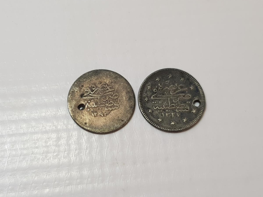 SULTAN ABDÜLHAMİD HAN VE MEHMET REŞAT HAN DÖNEMİ GÜMÜŞ 1 KURUŞLAR