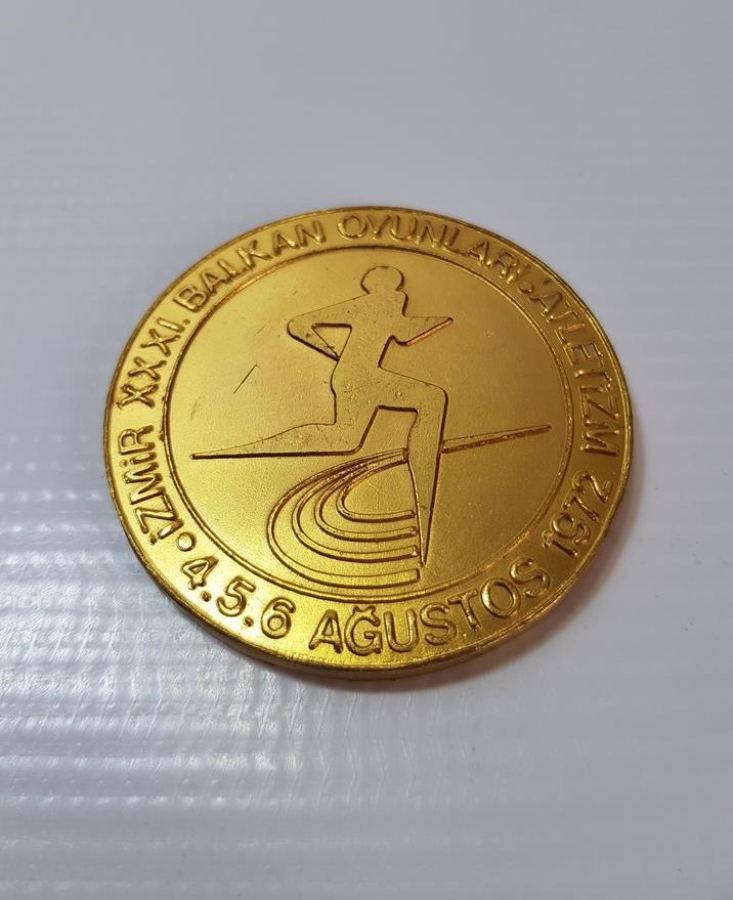 1972 İZMİR 31. BALKAN OYUNLARI ATLETİZM MADALYASI