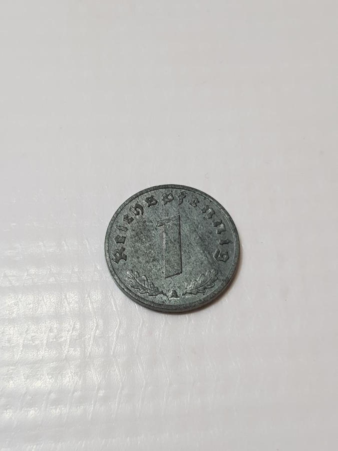 1942 TARİHLİ NAZİ ALMANYASI 1 PFENNIG MADENİ PARA