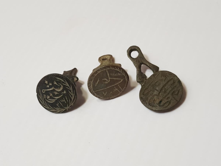OSMANLI DÖNEMİ ÜÇ ADET ŞAHIS MÜHÜRÜ