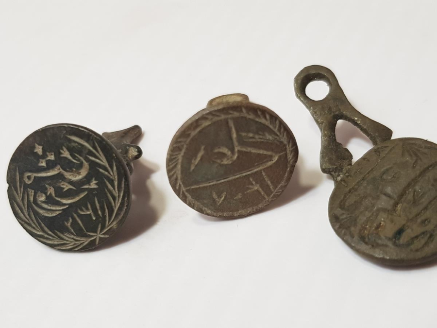 OSMANLI DÖNEMİ ÜÇ ADET ŞAHIS MÜHÜRÜ