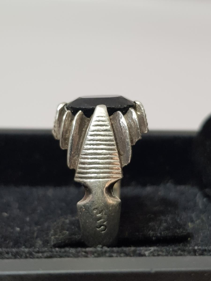 SAFİR TAŞLI GÜMÜŞ YÜZÜK