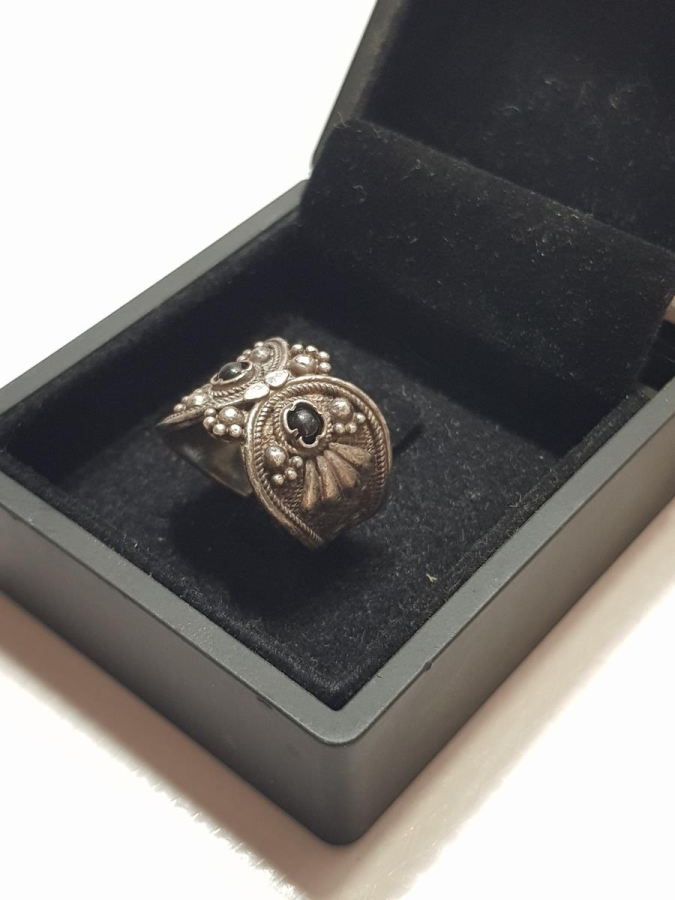 OLTU TAŞLI GÜMÜŞ BAYAN YÜZÜĞÜ