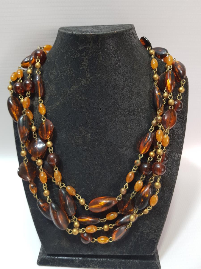 DAMLA KEHRİBAR GÖRÜNÜMLÜ GERDANLIK