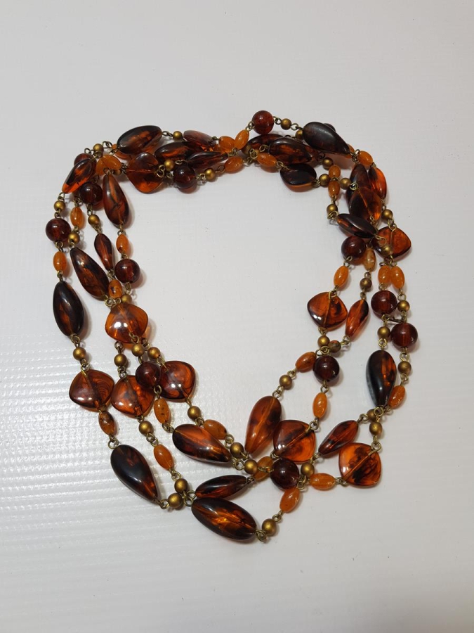 DAMLA KEHRİBAR GÖRÜNÜMLÜ GERDANLIK