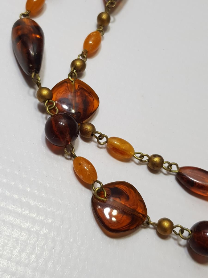 DAMLA KEHRİBAR GÖRÜNÜMLÜ GERDANLIK