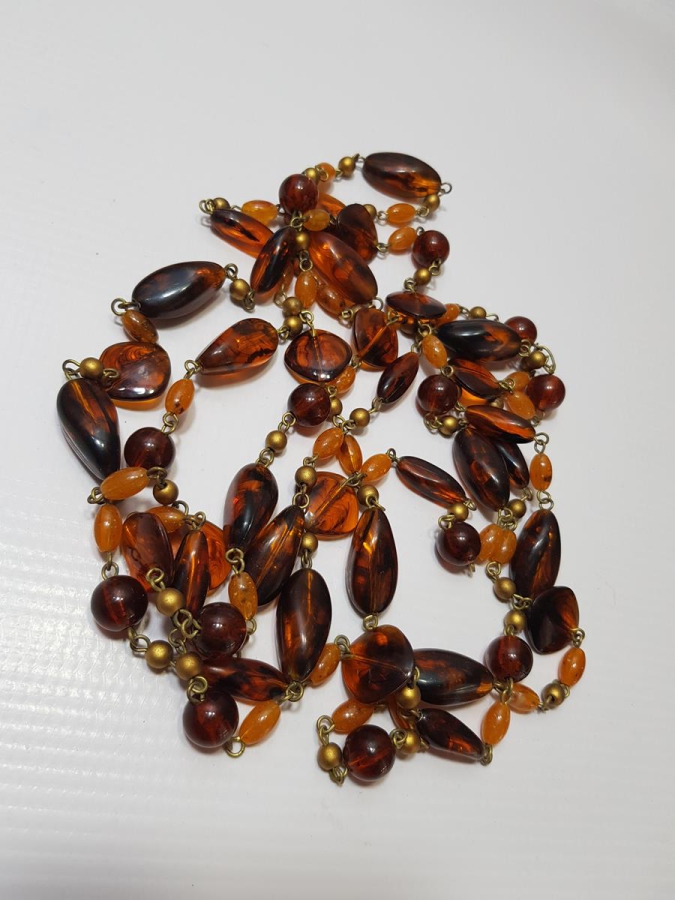 DAMLA KEHRİBAR GÖRÜNÜMLÜ GERDANLIK