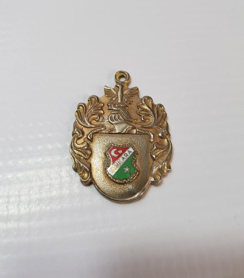 ANKARA YAZILI MİNELİ MADALYA