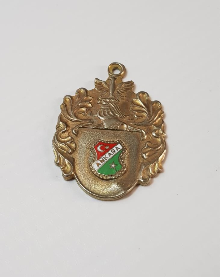 ANKARA YAZILI MİNELİ MADALYA