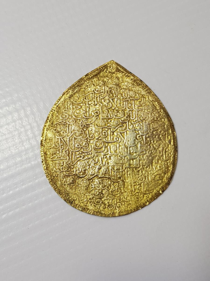 OSMANLI DÖNEMİ ALTIN GEÇİRME GÜMÜŞ ARMUDİ KOLYE UCU