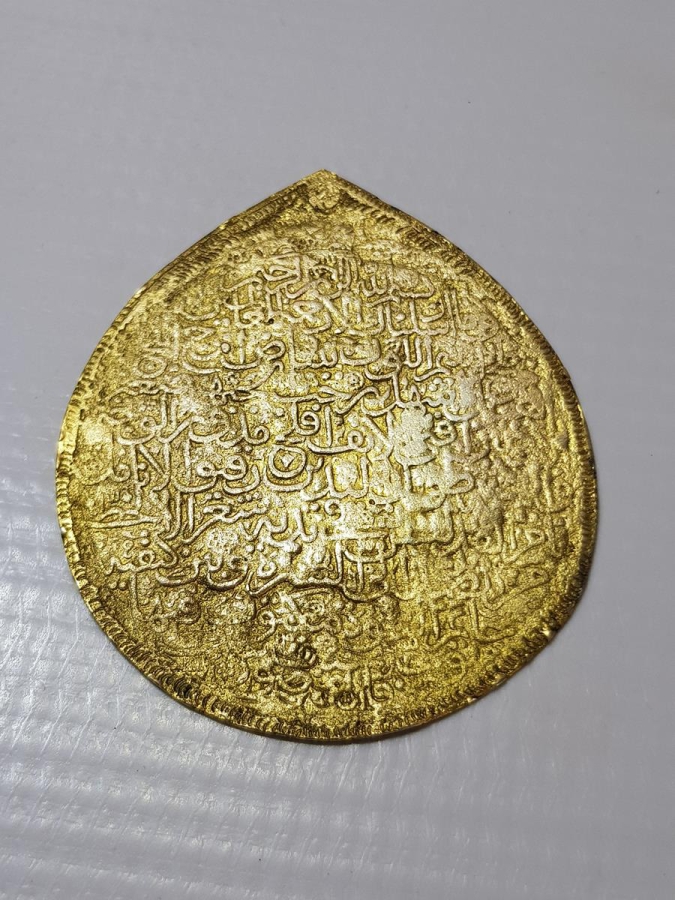 OSMANLI DÖNEMİ ALTIN GEÇİRME GÜMÜŞ ARMUDİ KOLYE UCU