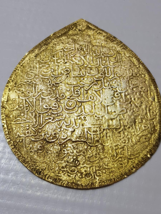 OSMANLI DÖNEMİ ALTIN GEÇİRME GÜMÜŞ ARMUDİ KOLYE UCU