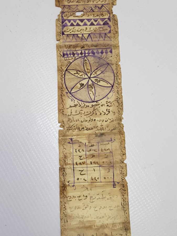 OSMANLI DÖNEMİ ÜZERİNDE RESİMLER BULUNAN ÇOK NADİR EL YAZMA HAMAYIL