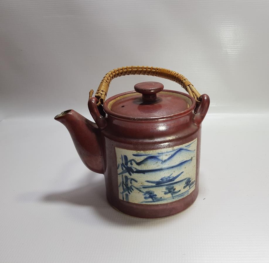 ANTİKA ÇİN YAPIMI PORSELEN ÇAYDANLIK