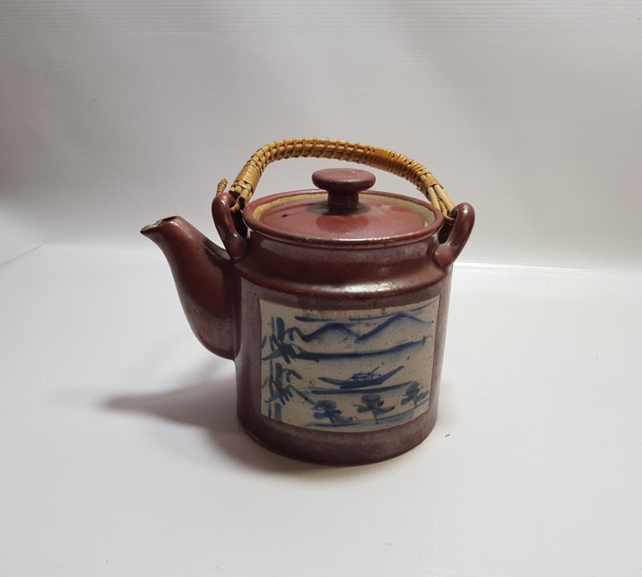 ANTİKA ÇİN YAPIMI PORSELEN ÇAYDANLIK