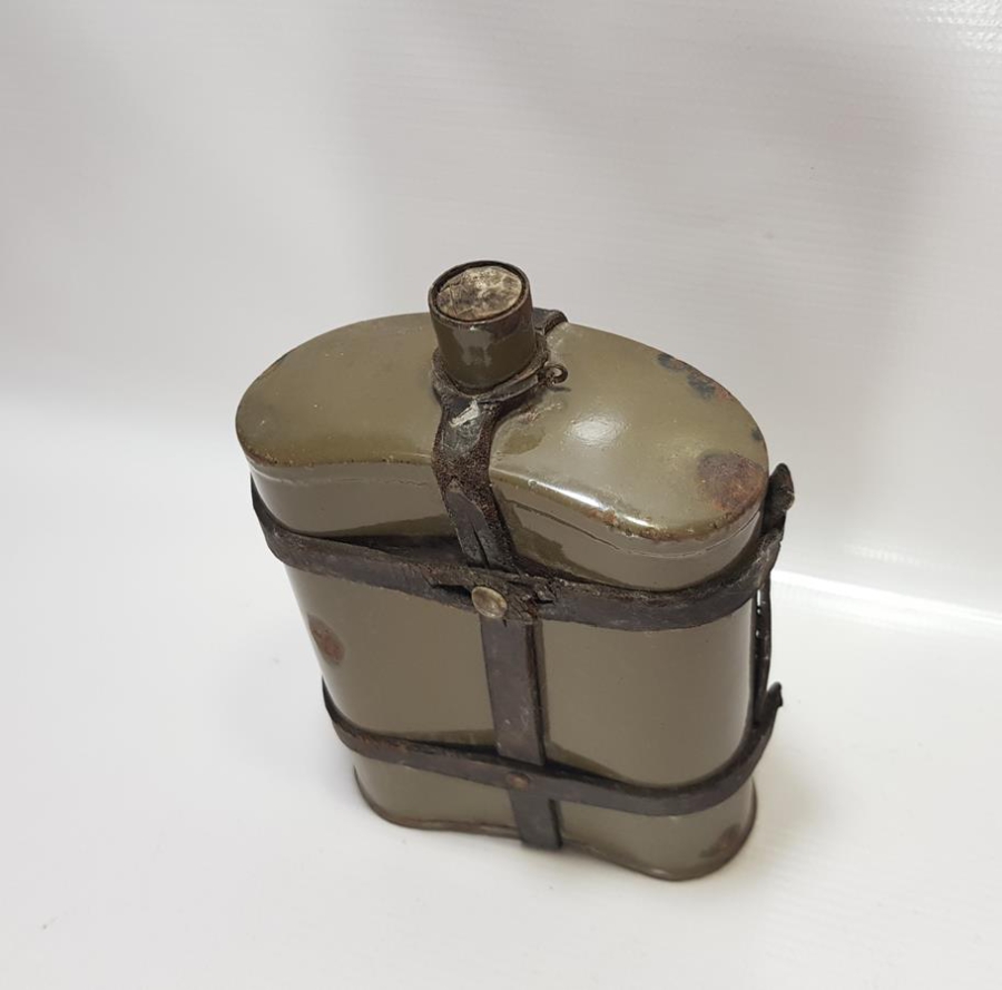 2. DÜNYA SAVAŞI 1941 TARİHLİ EMAYE MATARA