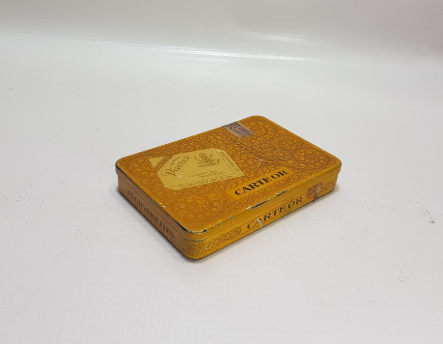 OSMANLI DÖNEMİ SMYRNE YAZILI TENEKE SİGARA KUTUSU