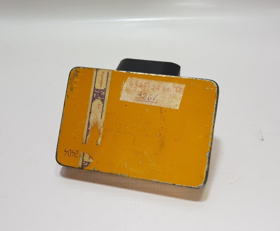 OSMANLI DÖNEMİ SMYRNE YAZILI TENEKE SİGARA KUTUSU