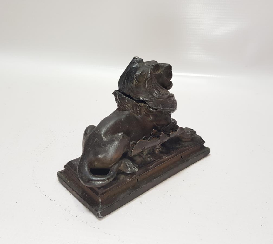 OSMANLI DÖNEMİ ASLAN FORMLU NADİR HOKKA VE DİVİTİ