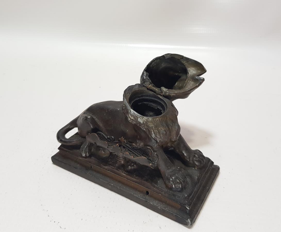 OSMANLI DÖNEMİ ASLAN FORMLU NADİR HOKKA VE DİVİTİ