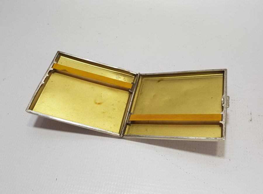 ANTİKA GÜMÜŞ KAPLAMA SİGARA TABAKASI