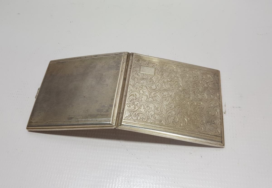 ANTİKA GÜMÜŞ KAPLAMA SİGARA TABAKASI