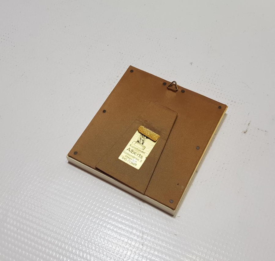 1850'LERDEN FİL DİŞİ ÇERÇEVELİ EL YAPIMI RESİM