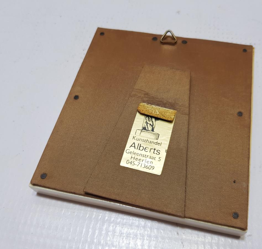 1850'LERDEN FİL DİŞİ ÇERÇEVELİ EL YAPIMI RESİM