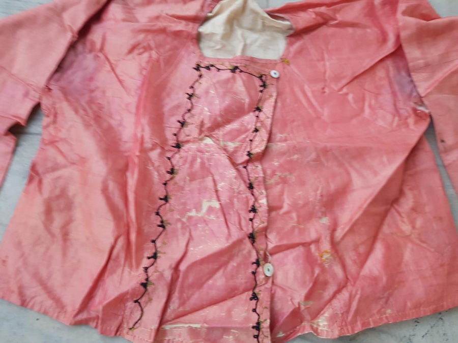 OSMANLI DÖNEMİ İPEK KADIN YELEĞİ