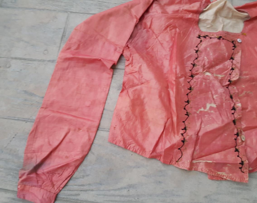 OSMANLI DÖNEMİ İPEK KADIN YELEĞİ