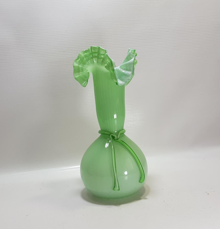 ANTİKA FIRFIRLI MURANO VAZO