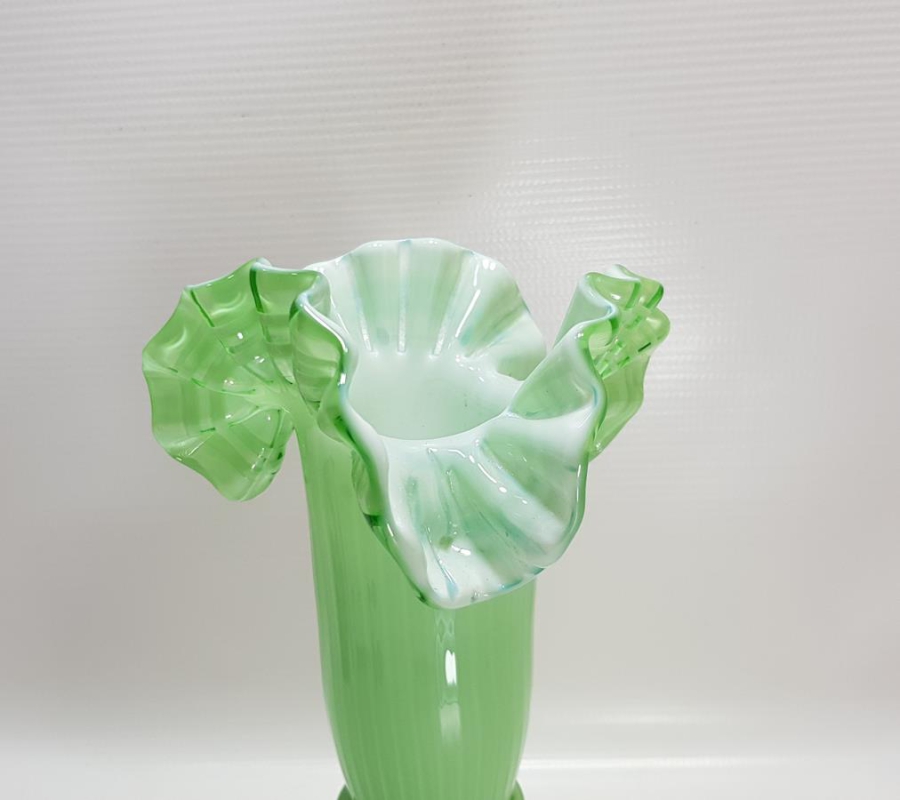 ANTİKA FIRFIRLI MURANO VAZO