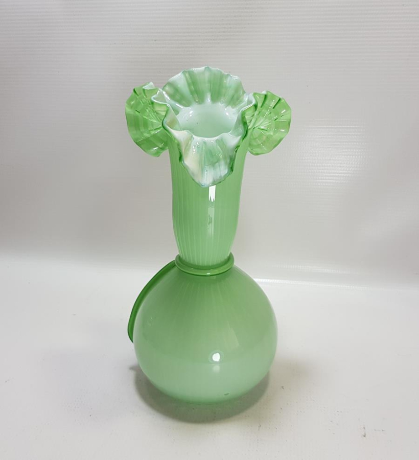 ANTİKA FIRFIRLI MURANO VAZO