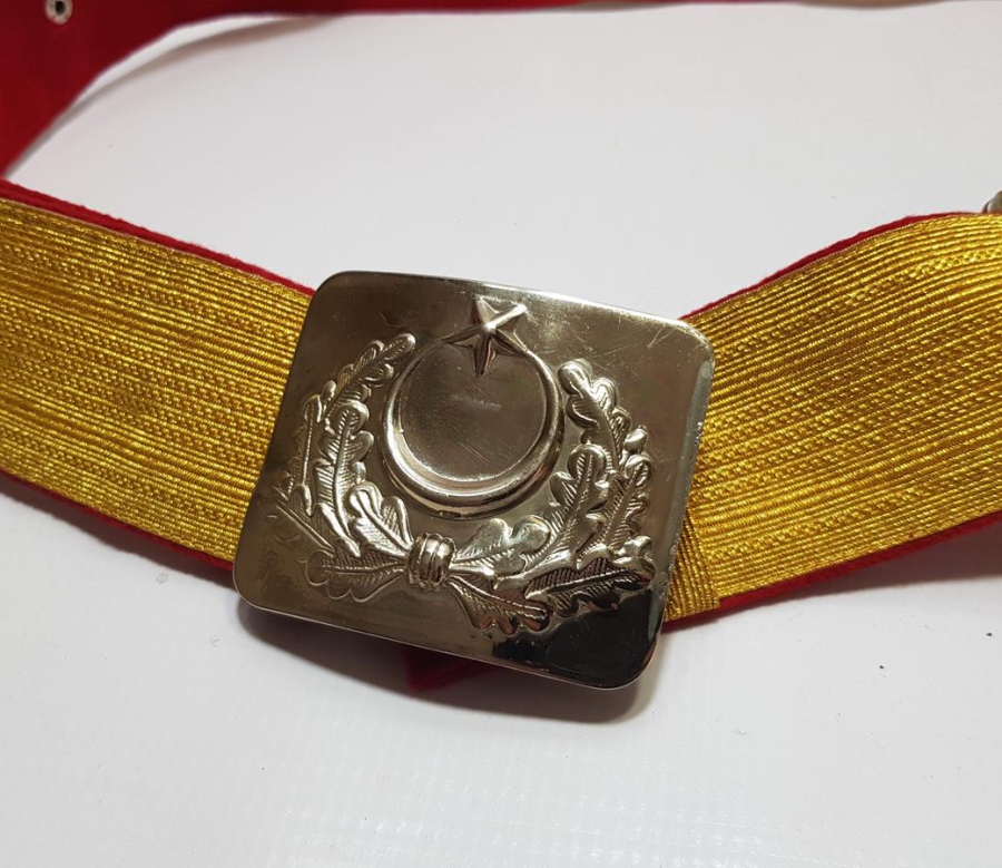 ANTİKA ALTIN SIRMA SUBAY KEMERİ