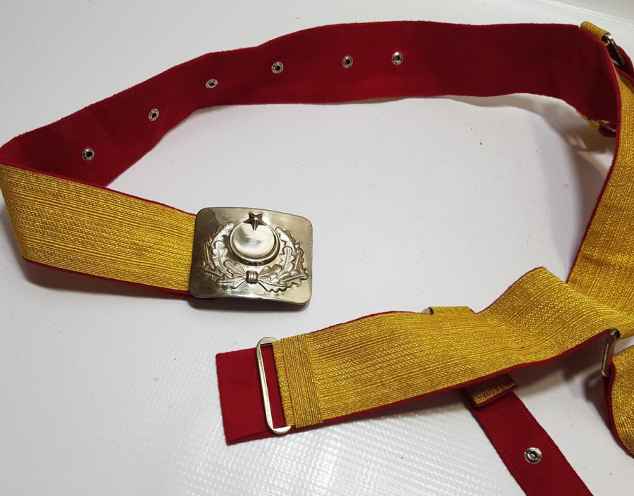 ANTİKA ALTIN SIRMA SUBAY KEMERİ