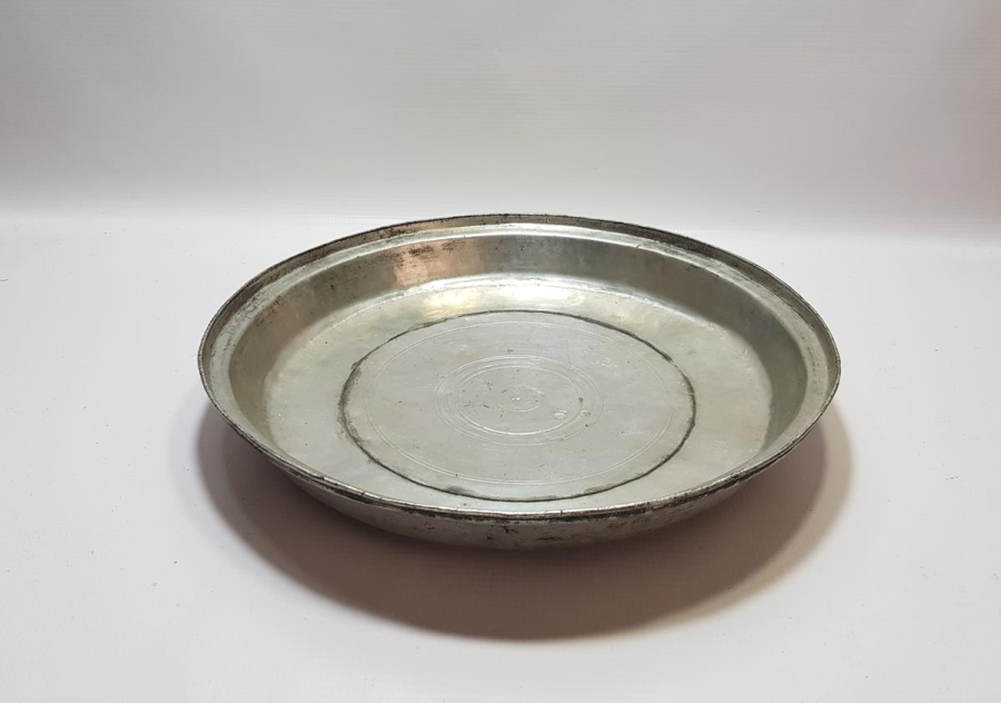 OSMANLICA YAZILI BÜYÜK BOY BAKIR TABAK