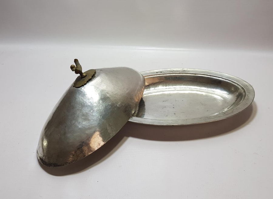 OSMANLICA YAZILI KUŞLU KAPAKLI BAKIR SAHAN