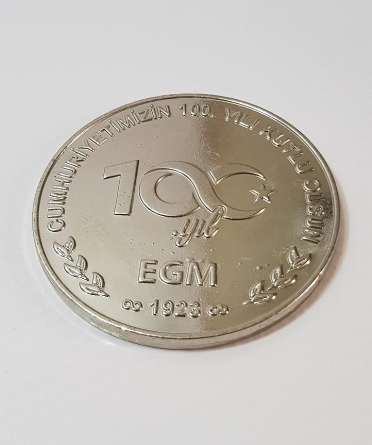 GÖÇMEN KAÇAKÇILIĞIYLA MÜCADELE VE HUDUT KAPILARI DAİRE BAŞKANLIĞI ÇOK NADİR MADALYON