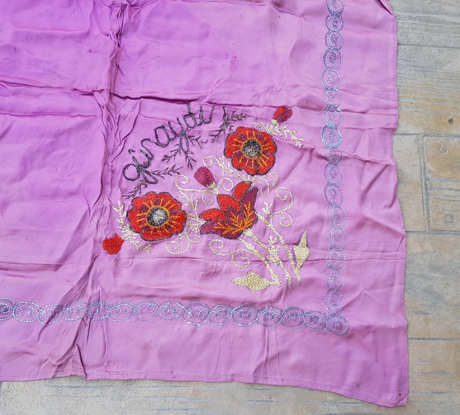 1940LARDAN GÜNAYDIN YAZILI NİŞAN BOHÇASI