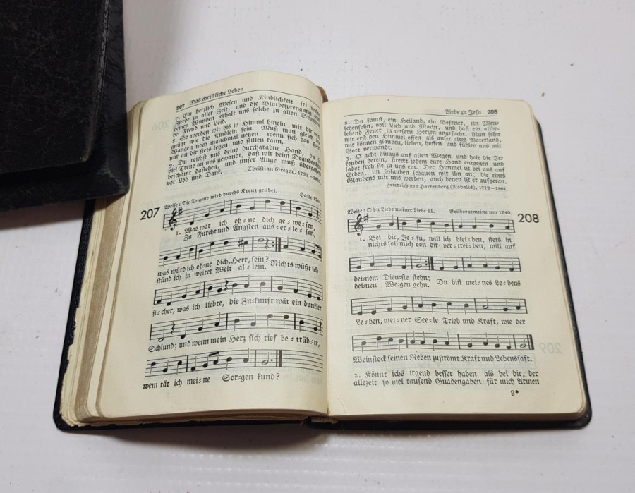 1941 TARİHLİ ALMANCA İLAHİ KİTABI