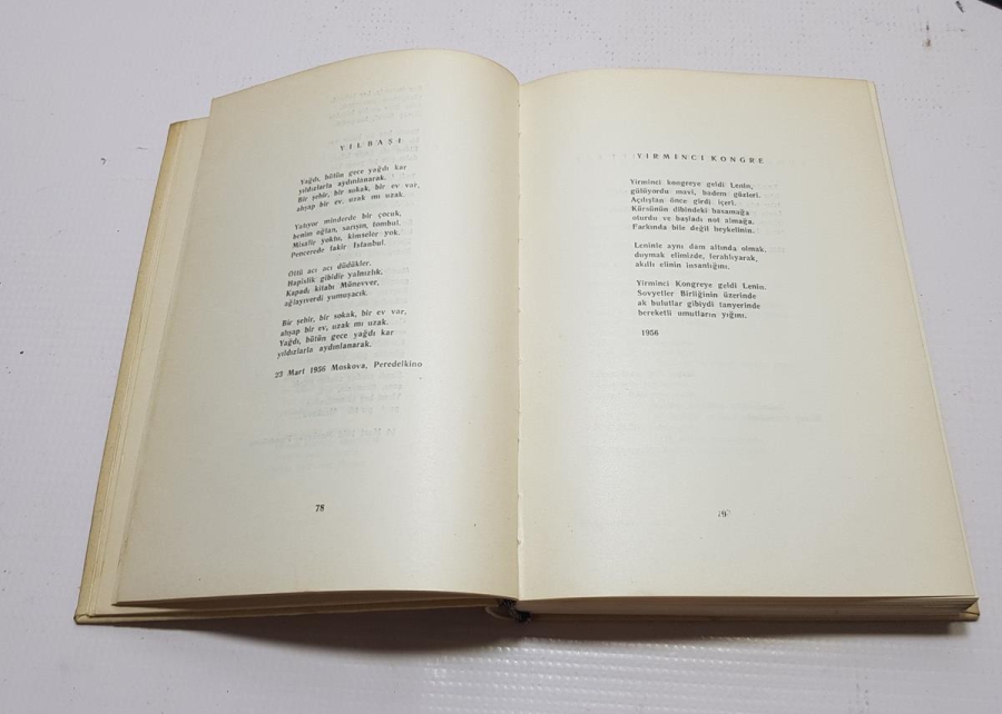 NADİR KİTAP: 1968 SOFYA BASKI NAZIM HİKMET BÜTÜN ESERLERİ - CİLT 2